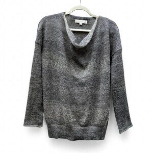 Grey Wool Blend Loft Sweater